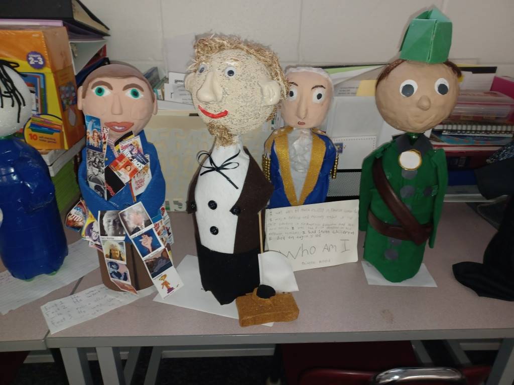 Social Studies Bottle Buddy Project of Famous Ohioans